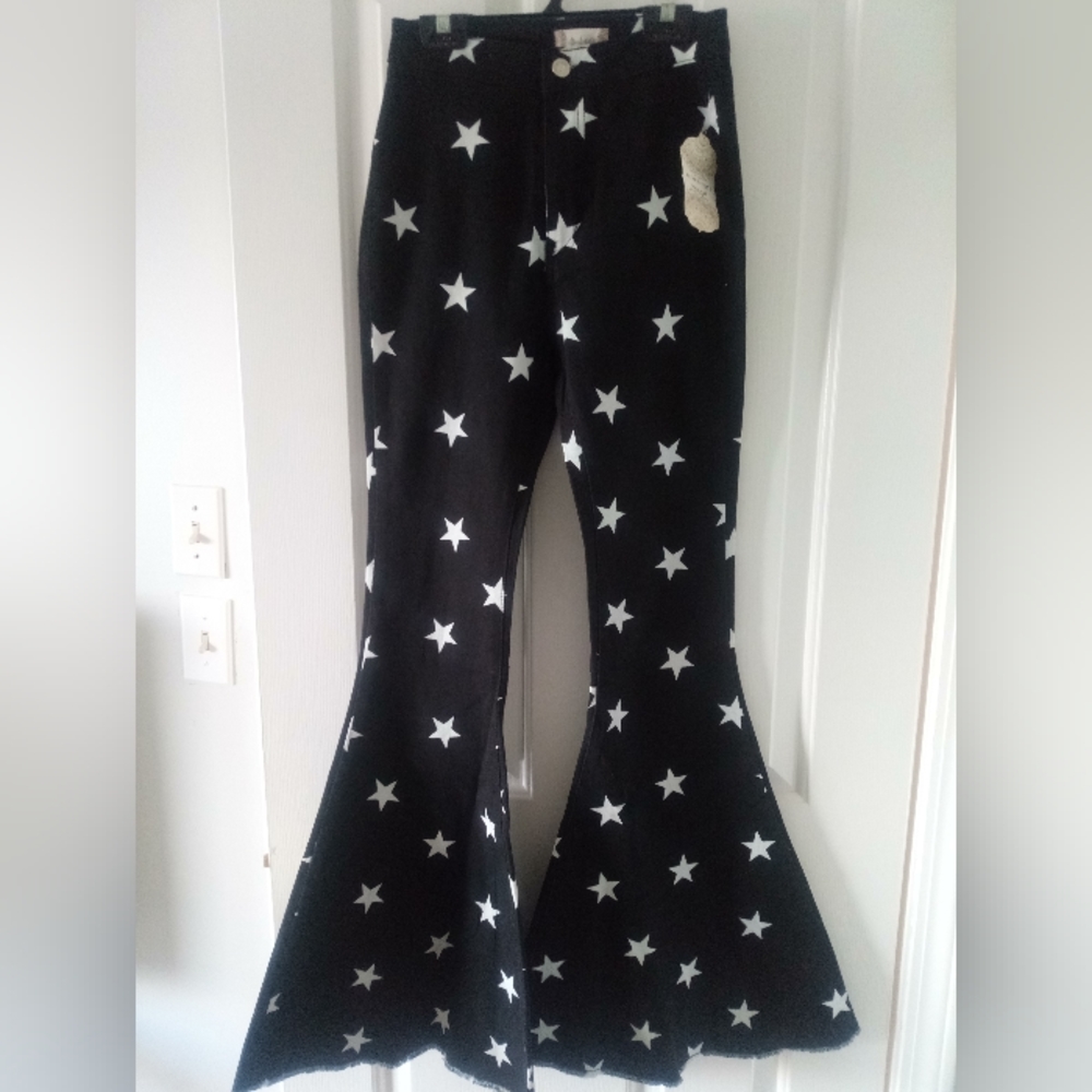 Altar'd State Stars Flared Pants